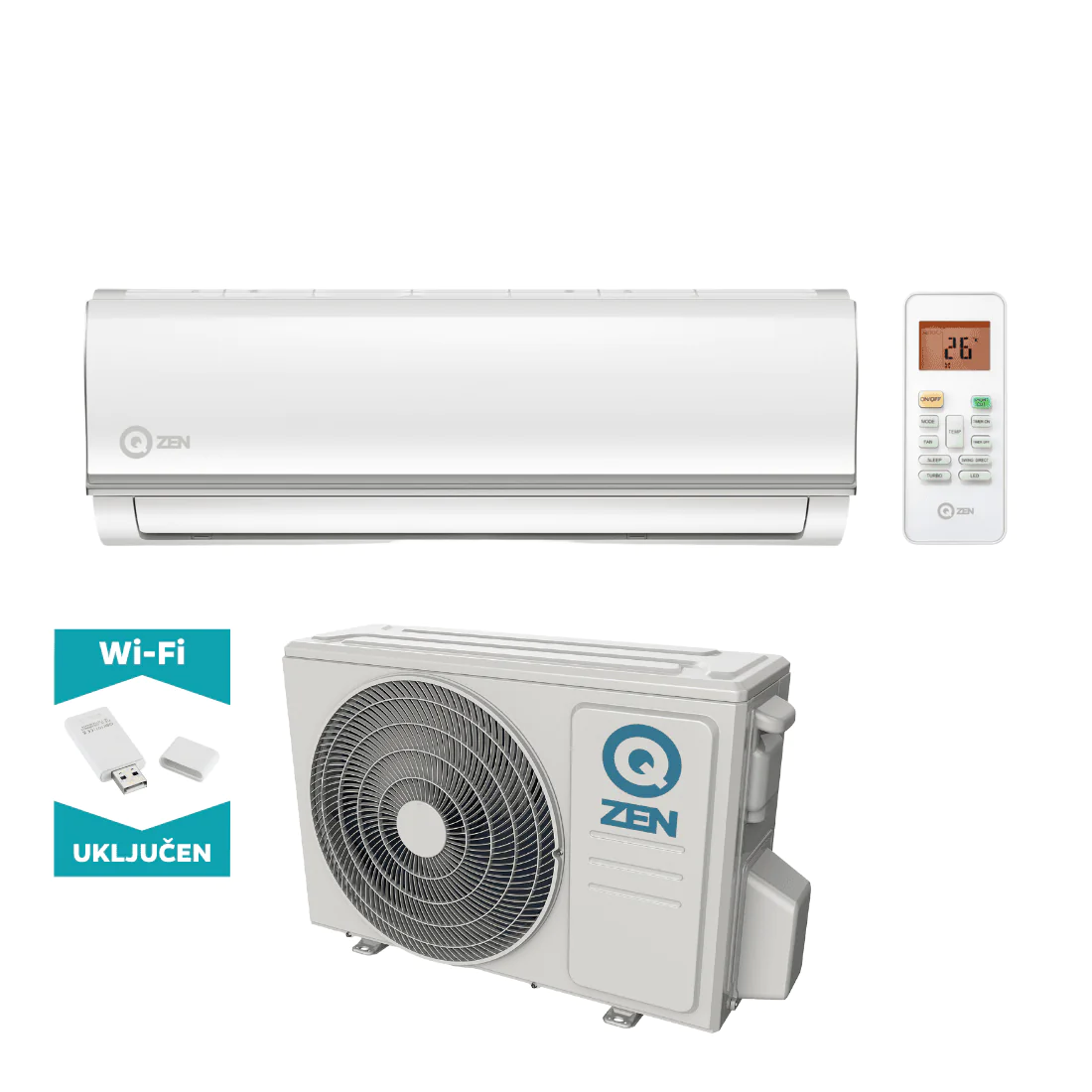 Qzen Start Inverter Plus 5.3 kW + WIFI - Cooling net