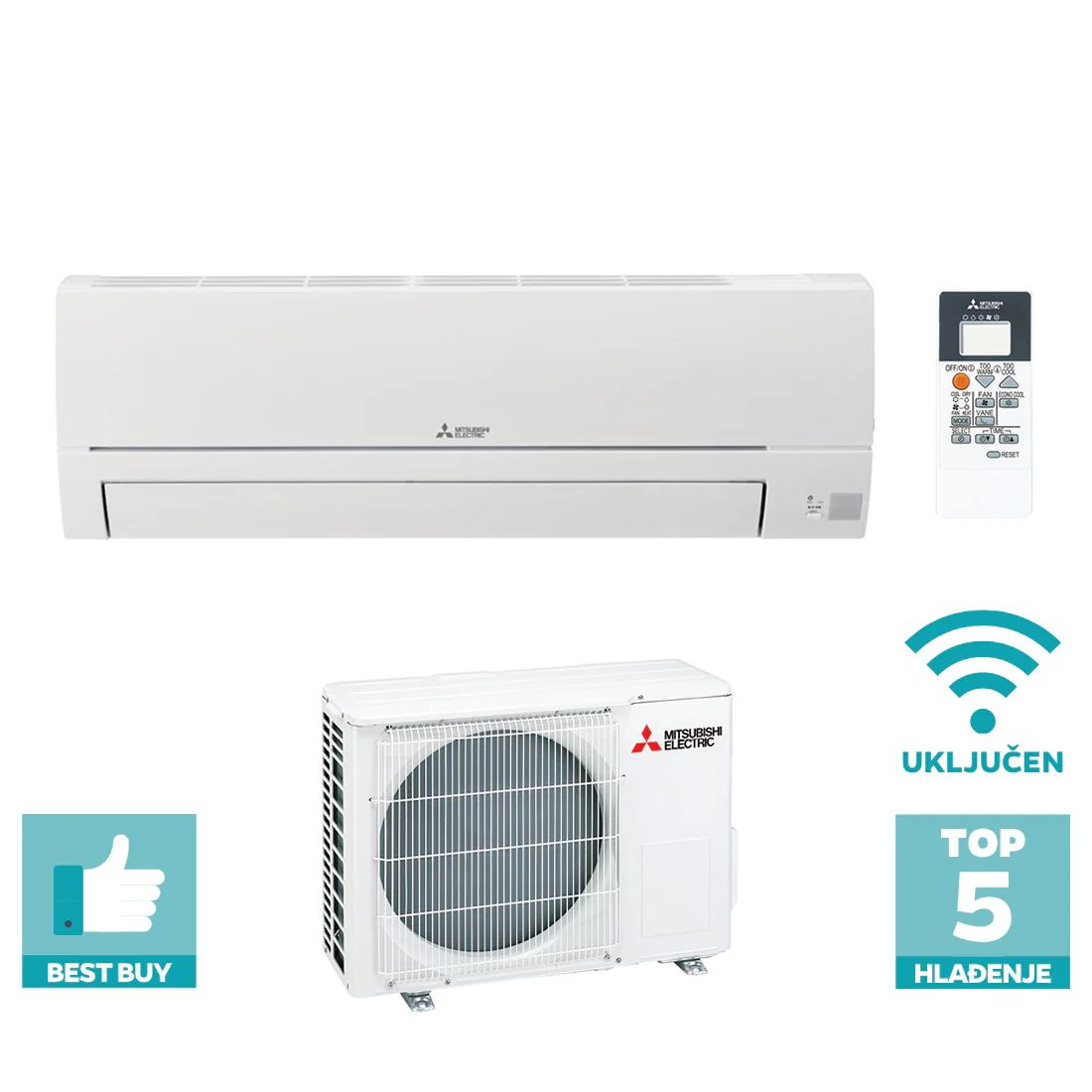 Mitsubishi Electric Standard Eco Inverter 4.2 kW - Cooling net