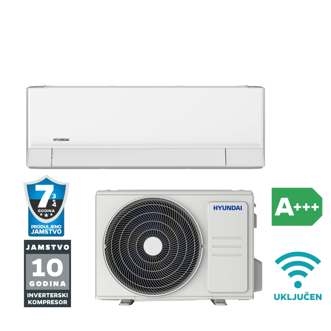 Hyundai Elite Inverter Plus 3.5 kW - Cooling net