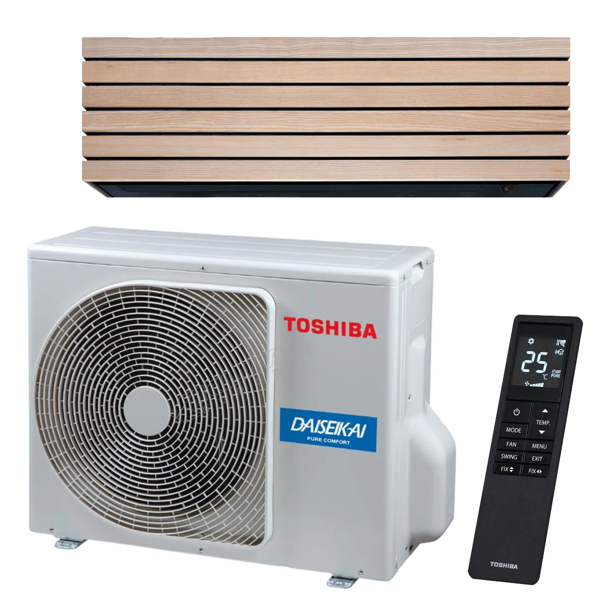 Toshiba Daiseikai 10 White/Wood RAS-13S4AVPG-E RAS-B13S4KVDG-E - Cooling net