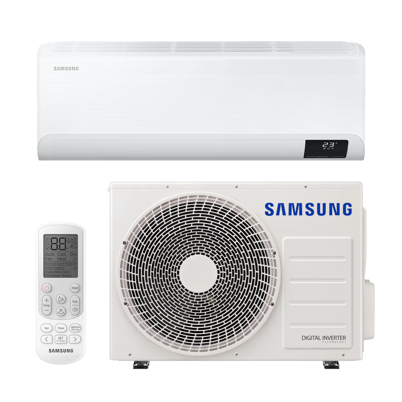 SAMSUNG LUZON S2 (AR50F09C1BHNEU / AR50F09C1BHXEU) 2,5 / 3,2kW - Cooling net