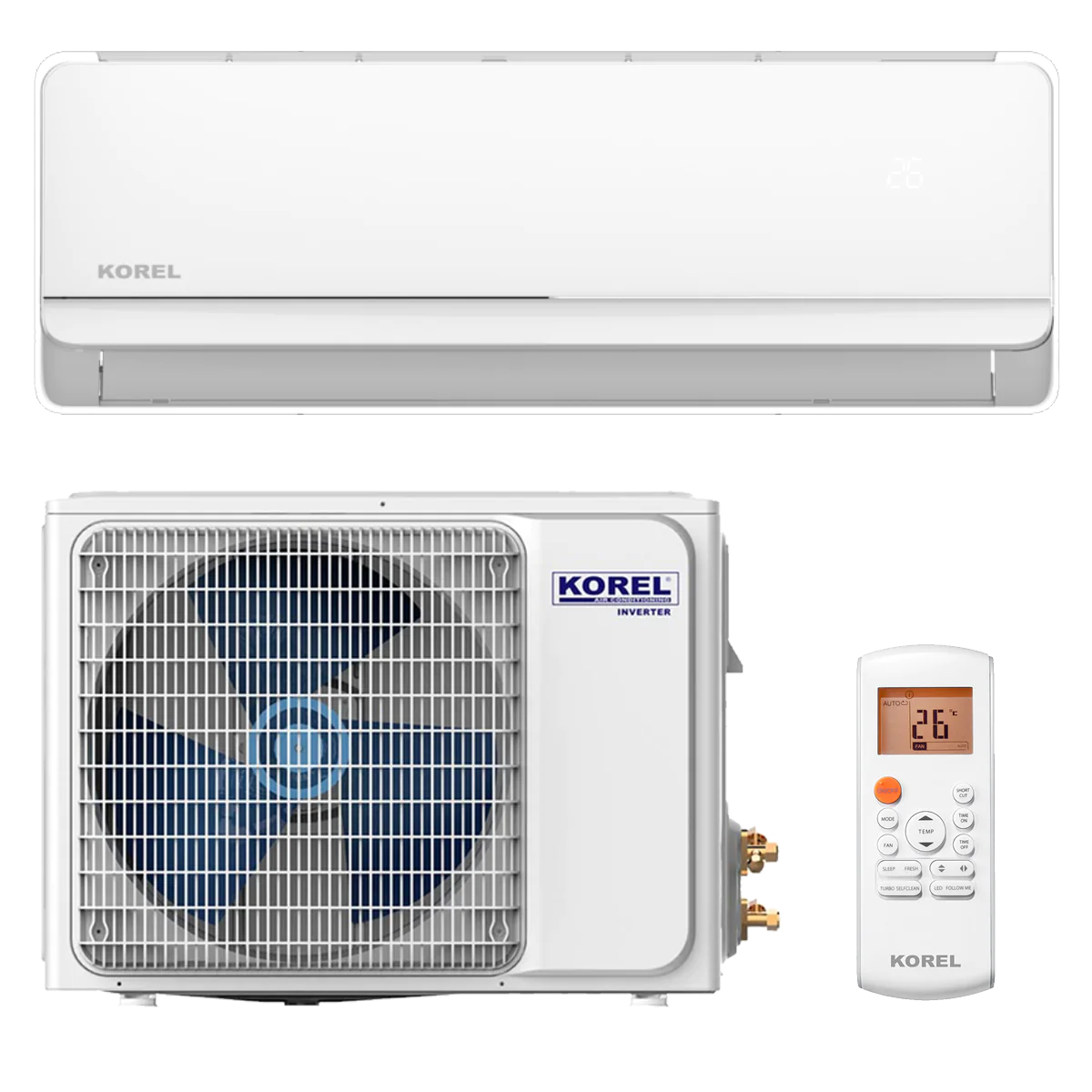 KOREL FORWARD (KSAF-24DCE) 6,7 / 7,2 kW - Cooling net