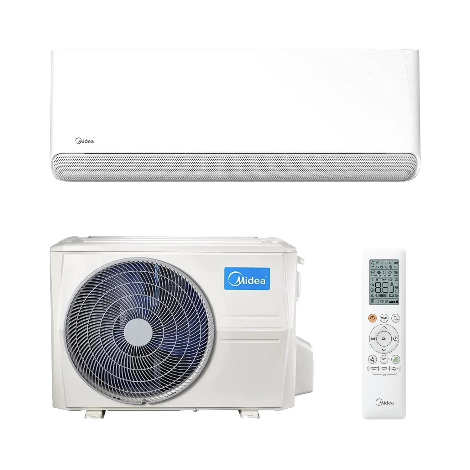 Midea BREEZELESS – E (CB1-18HRFN8-I / CB1-18HFNX-O) 5,3 / 5,56 kW - Cooling net