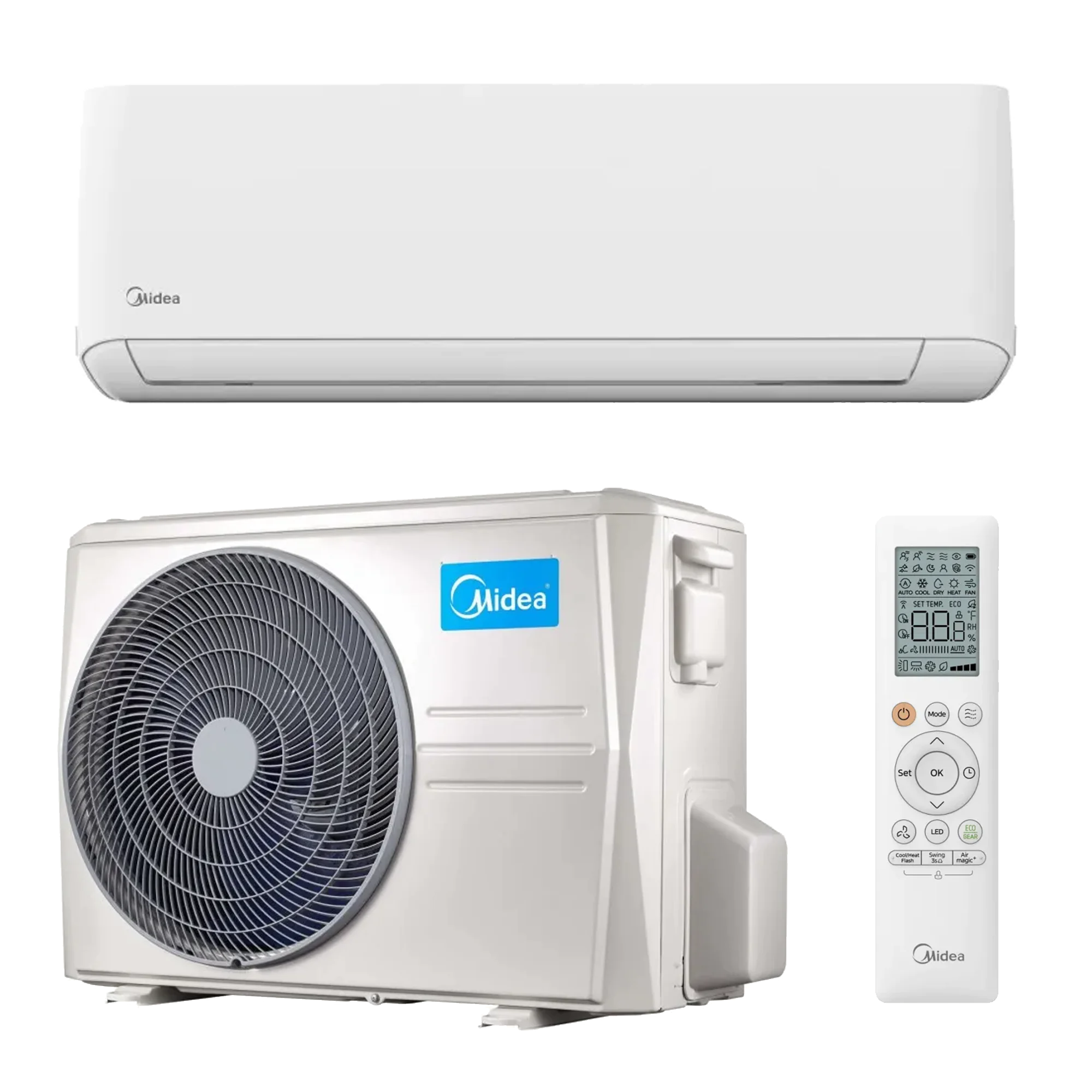 Midea OASIS PRO + OPP-12HRFN8-QRE1 / MOX330-12HFN8-QRE1 3,5/3,8 kW (KOP-12N8-A1) - Cooling net